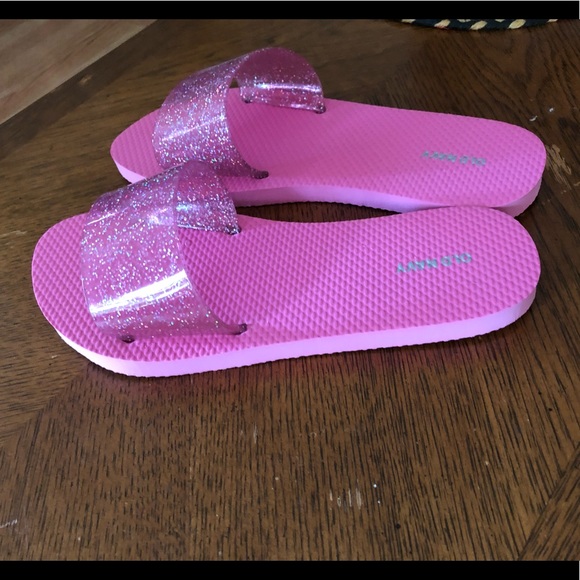 OLD NAVY - Pink Slides with Sparkles! - Picture 3 of 3